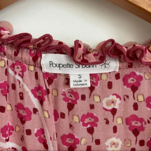 Poupette St. Barth Clara Mini Dress Pink - Picture 5 of 5